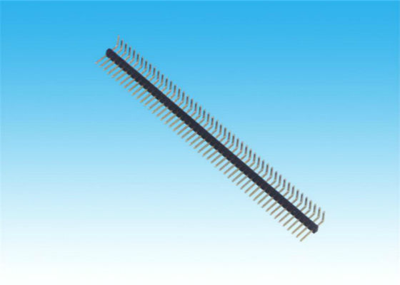 DIP 90° Type Pin Header Connector 1000M Min Insulation Resistance PBT Standard