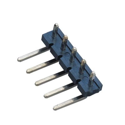 Pin header connector factory Direct Single Row Needle Curved Connectors 2.54 Spacing for Board to Board & Mezzanine Applications