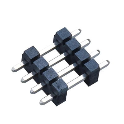 Pin header connector factory Direct Single Row Needle Curved Connectors 2.54 Spacing for Board to Board & Mezzanine Applications