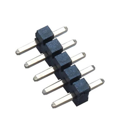 Pin header connector factory Direct Single Row Needle Curved Connectors 2.54 Spacing for Board to Board & Mezzanine Applications