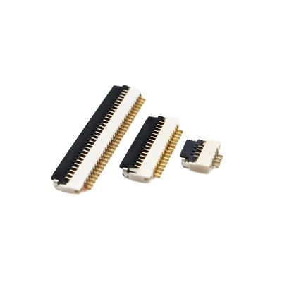 FPC/FFCコネクタ 0.5MM ピッチ 0510 フリップフロップ 下部接続 柔軟な行ソケット高さ 1.0MM4-12-50P