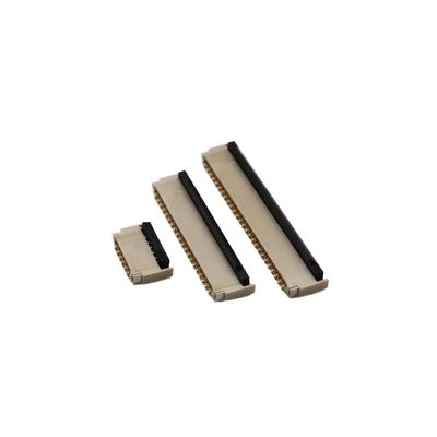 FPC/FFCコネクタ 0.5MMピッチ フロント挿入 後ろロックソフトラインソケット高さ 1.0MM 4/12/30/50P