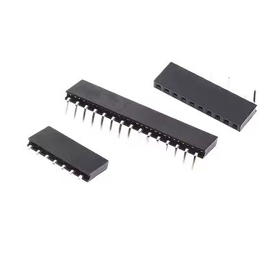 シングルロー2.0ベント女性ヘッダー 90度水平2mm電子ボードとボード間接接続器 1*2P3P4P5P6P8P10Pピン