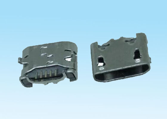 スマートなロックのための角が付いているSMTのタイプ5 Pin USB Cのコネクター4.85mmのまっすぐな側面